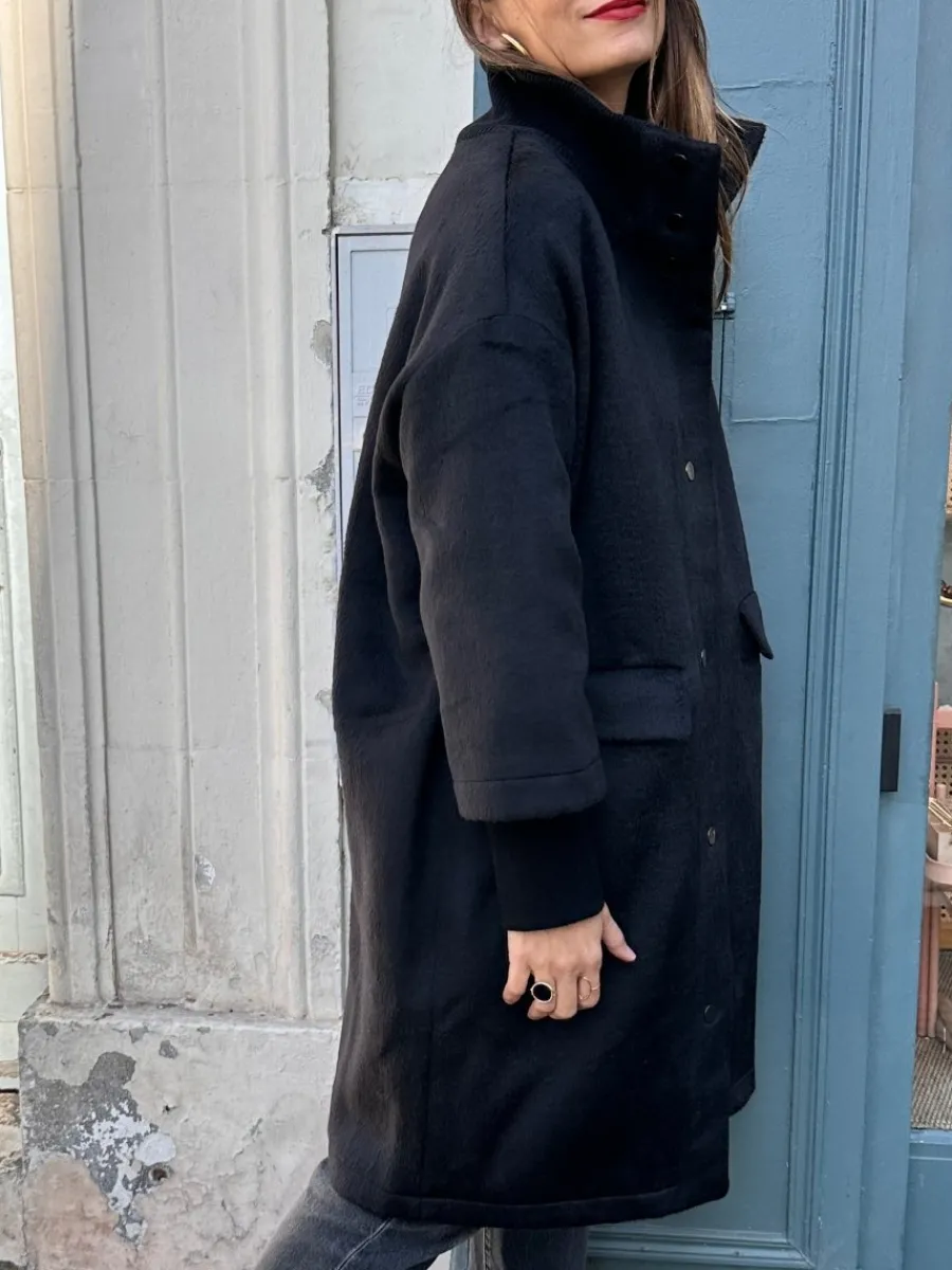 Clearance Loëla Manteau Jordan NOIR