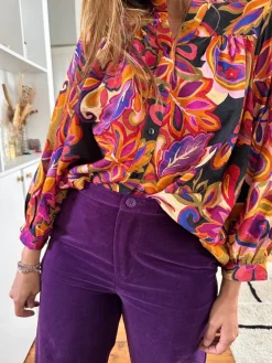 Clearance Loëla Pantalon Ainhoa PURPLE