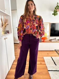 Clearance Loëla Pantalon Ainhoa PURPLE