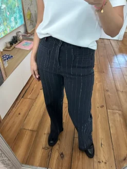 Discount Loëla Pantalon Atlanty NOIR