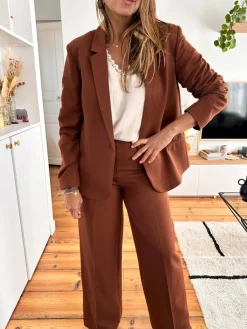 Discount Loëla Pantalon Deanh CAMEL
