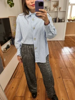 Flash Sale Loëla Pantalon Grace ANTHRACITE