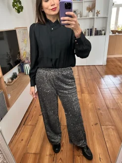 Flash Sale Loëla Pantalon Grace ANTHRACITE