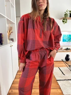 Sale Loëla Pantalon Gustavo BRIQUE