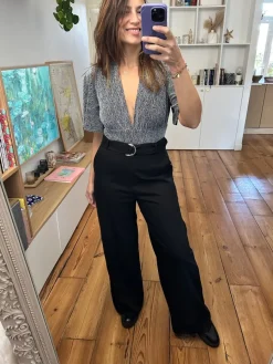 Online Loëla Pantalon Hazel NOIR