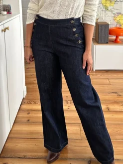 Cheap Loëla Pantalon Marlin JEAN FONCE