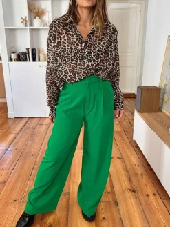 Sale Loëla Pantalon Pablo VERT