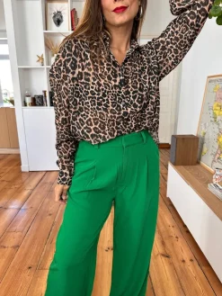 Sale Loëla Pantalon Pablo VERT