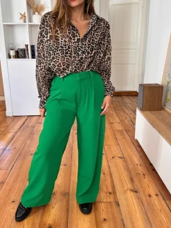 Sale Loëla Pantalon Pablo VERT