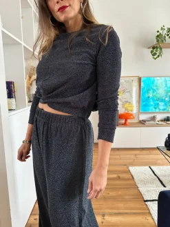 Outlet Loëla Pantalon Pamar CARBONE