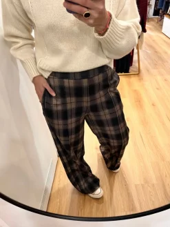 Cheap Loëla Pantalon Patrila MARRON