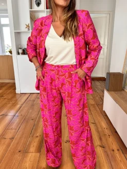 Online Loëla Pantalon Perla BICOLORE