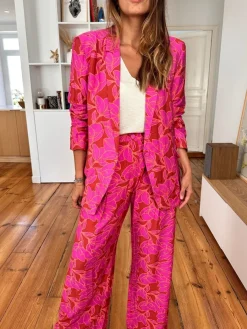 Online Loëla Pantalon Perla BICOLORE