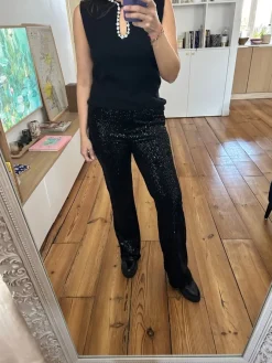 Fashion Loëla Pantalon Poppy NOIR