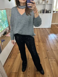 Fashion Loëla Pantalon Poppy NOIR