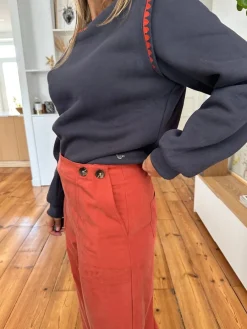 Flash Sale Loëla Pantalon Sabrina TERRACOTA
