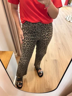 Cheap Loëla Pantalon Solange LEOPARD