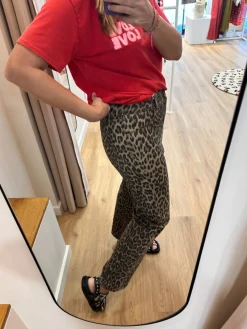 Cheap Loëla Pantalon Solange LEOPARD