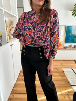 Online Loëla Pantalon Victorine NOIR