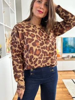 Online Loëla Pull Julia LEOPARD
