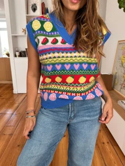 Fashion Loëla Pull Kity BLEU