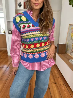 Fashion Loëla Pull Kity BLEU