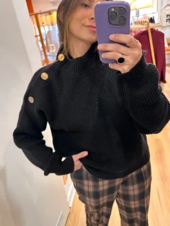 Flash Sale Loëla Pull Lartemis NOIR