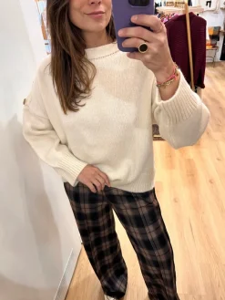 Clearance Loëla Pull Lotefa ECRU