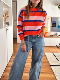 Best Loëla Pull Maddox RAYURES MULTICO