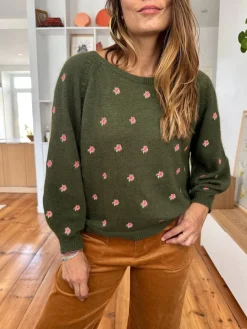 Discount Loëla Pull Maeva KAKI