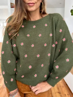 Discount Loëla Pull Maeva KAKI