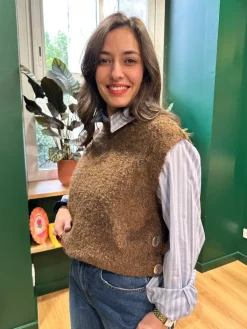 Discount Loëla Pull Melina MARRON