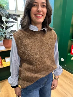 Discount Loëla Pull Melina MARRON