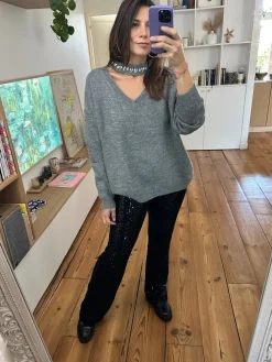 Best Sale Loëla Pull Mora GRIS CHINE