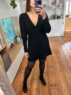 Hot Loëla Robe Anae NOIR