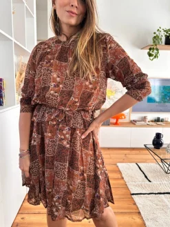 Cheap Loëla Robe Avigail CAMEL