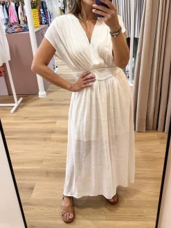 Hot Loëla Robe Dahlia ECRU