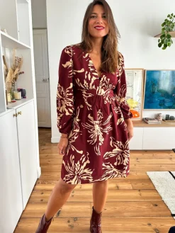 Flash Sale Loëla Robe Jeanne BORDEAUX
