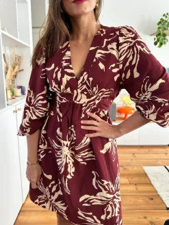 Flash Sale Loëla Robe Jeanne BORDEAUX
