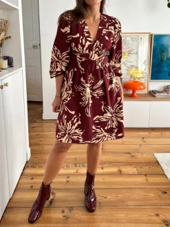 Flash Sale Loëla Robe Jeanne BORDEAUX