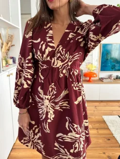 Flash Sale Loëla Robe Jeanne BORDEAUX
