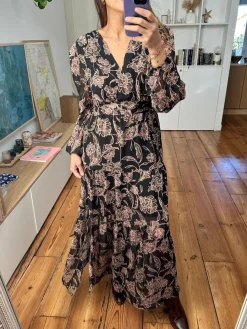 Cheap Loëla Robe Josephine NOIR