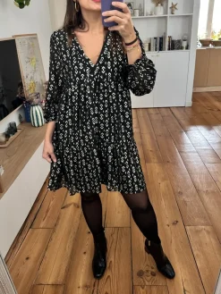 Fashion Loëla Robe Lais NOIR1