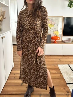 Sale Loëla Robe Lyanna CHOCO LEO