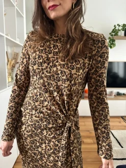 Sale Loëla Robe Lyanna CHOCO LEO