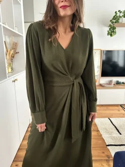 Best Loëla Robe Marcia KAKI