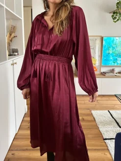 Cheap Loëla Robe Oxence BORDEAUX