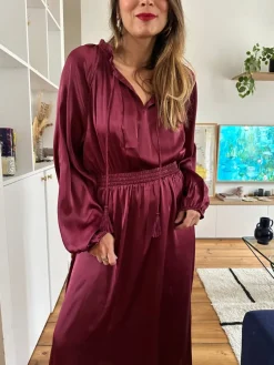 Cheap Loëla Robe Oxence BORDEAUX