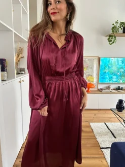 Cheap Loëla Robe Oxence BORDEAUX