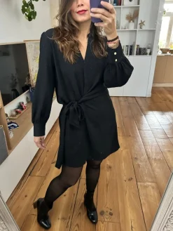 Hot Loëla Robe Rebecca NOIR